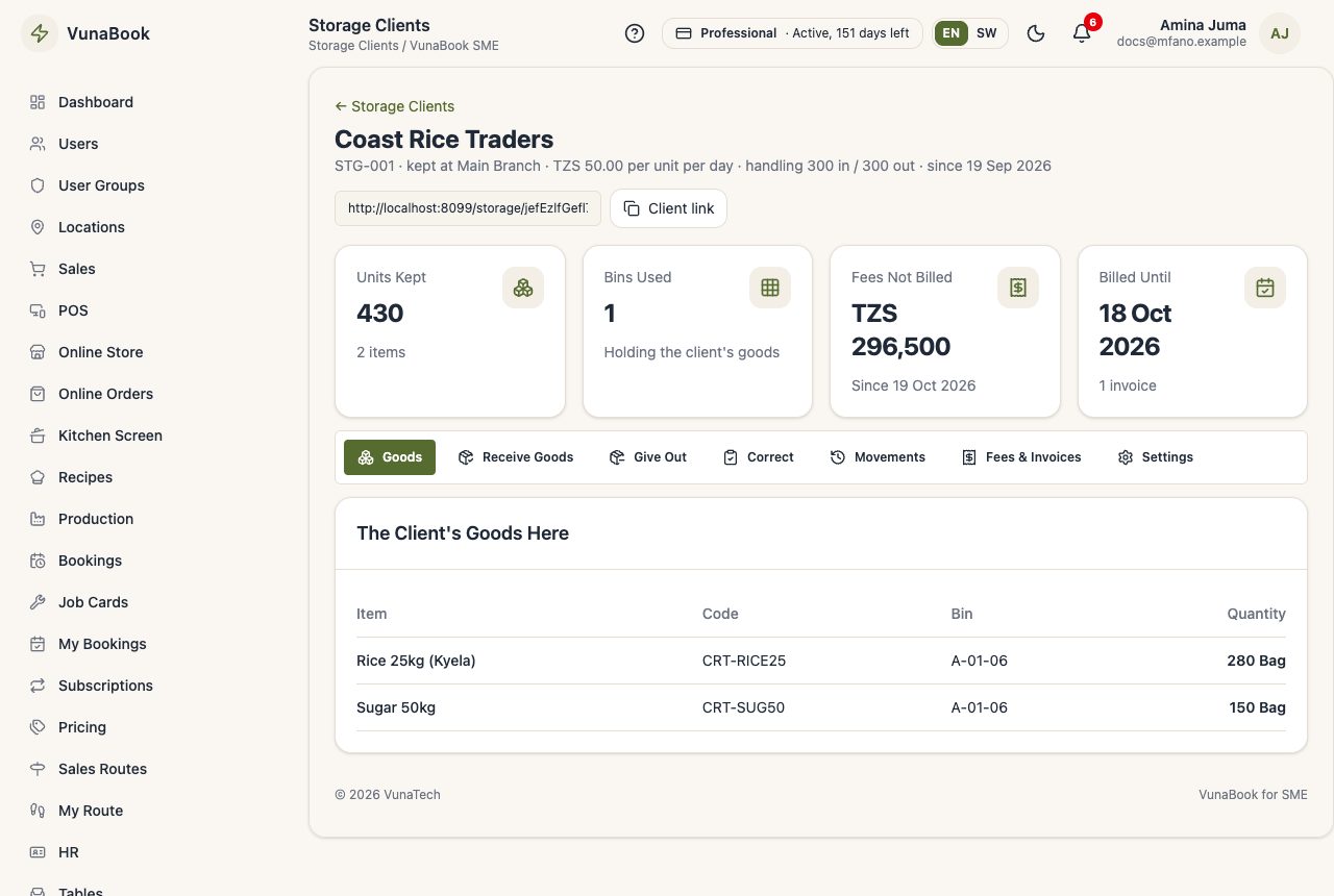 A storage client